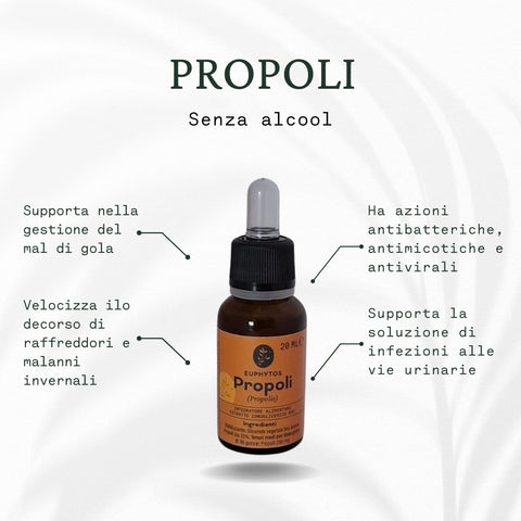 Propoli senza alcool