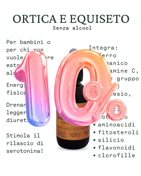 Ortica e Equiseto senza alcool